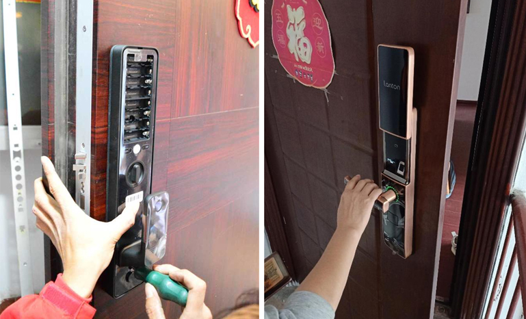 指纹密码锁安装维修